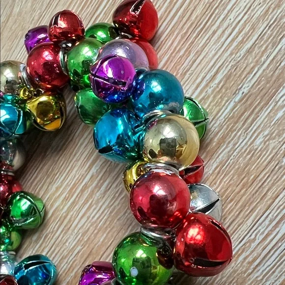 Source Unknown Colorful Jingle Bell Bracelets Set of 2 - Picture 6 of 12